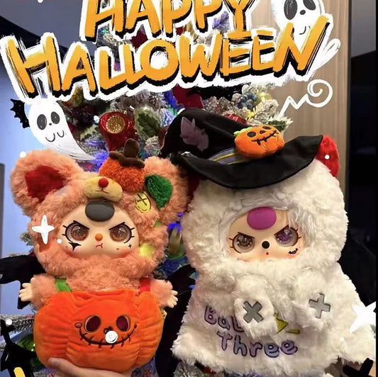 【T121】Baby Three 400% Halloween Limited Set Plush Dolls