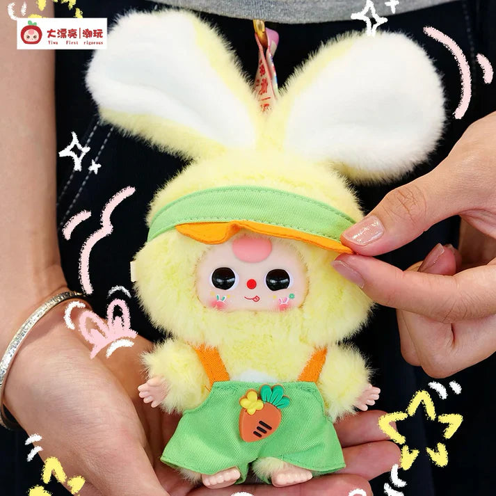 【T046】Baby Three Mini Tiny Rabbit Series Plush Dolls