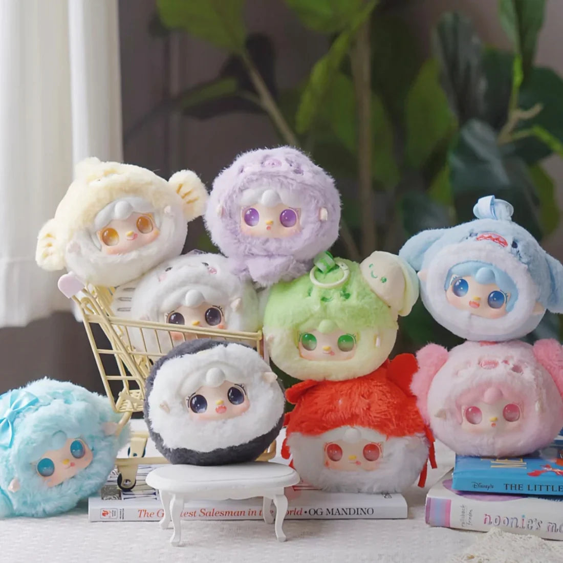 【T092】Yooki V6 Mini Ocean Baby Series Plush Dolls
