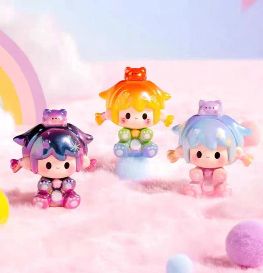 【F004】UU & Meow's Travel Minibean Series toy surprise box Dolls