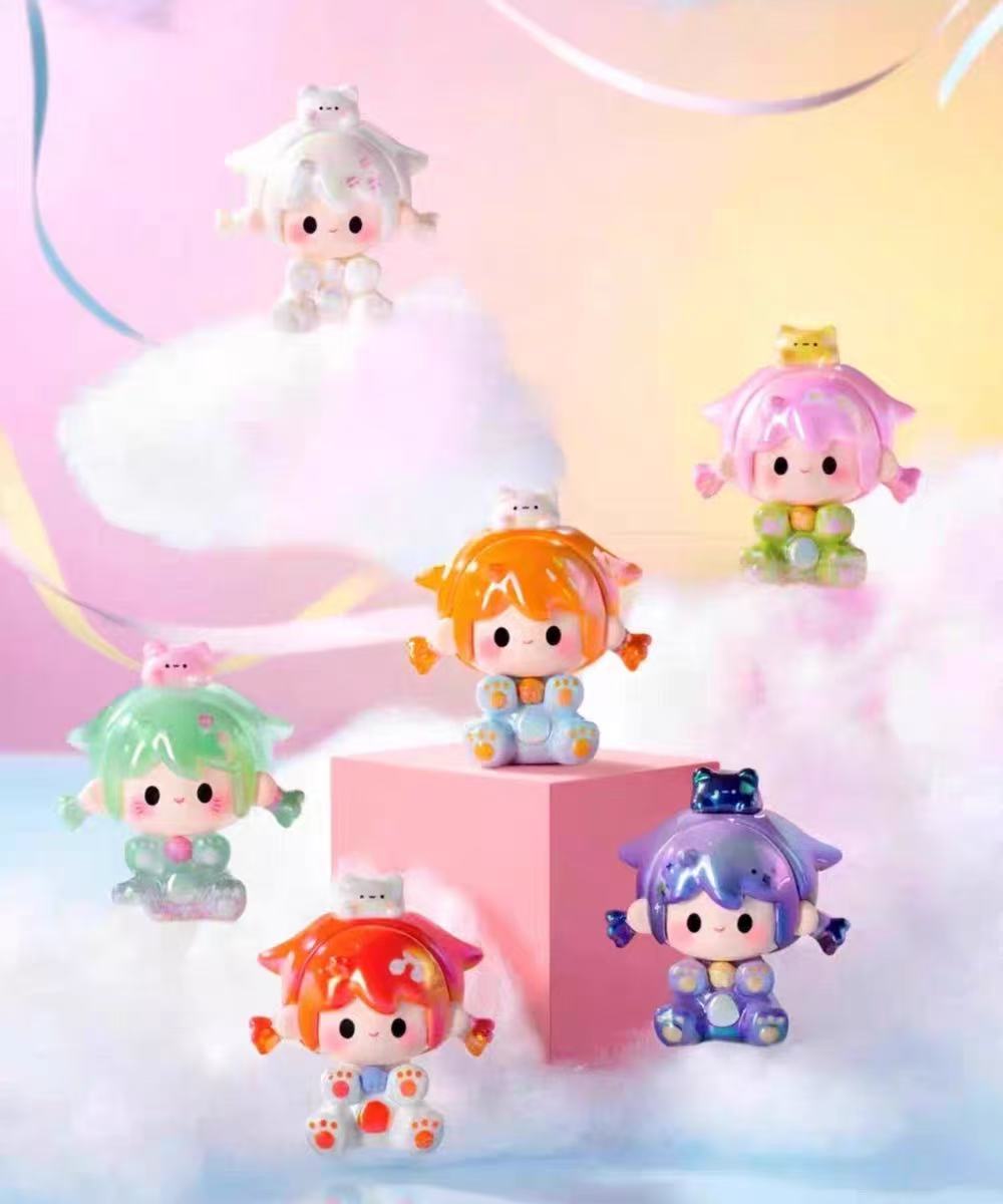 【F004】UU & Meow's Travel Minibean Series toy surprise box Dolls