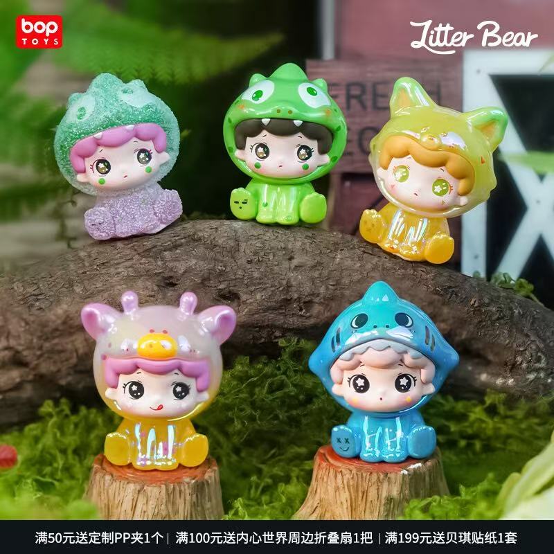 【F006】LITTER BEAR FOREST WONDERLAND CITY SERIES FIGURES