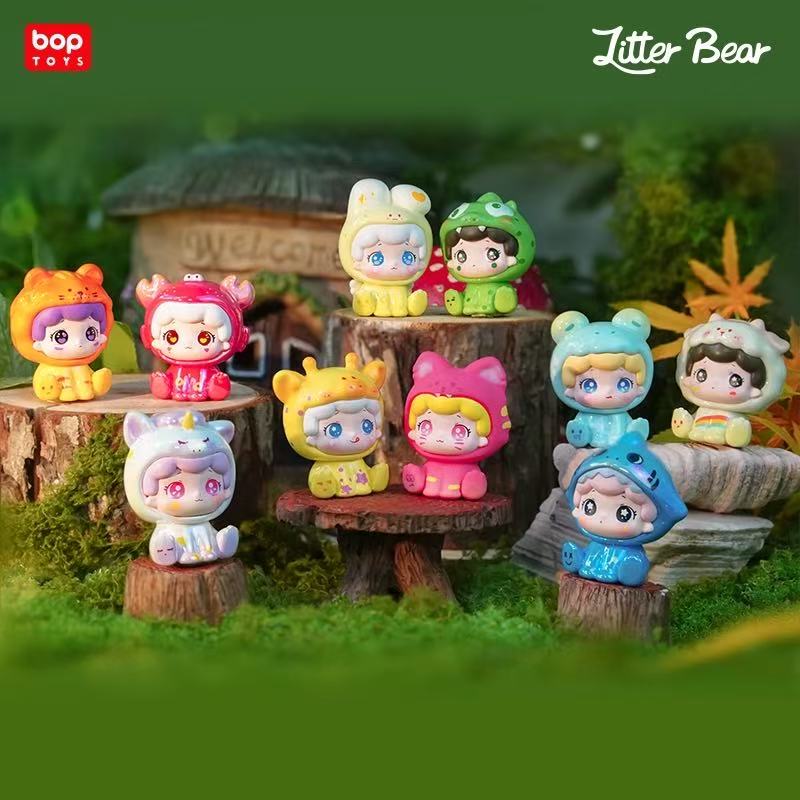 【F006】LITTER BEAR FOREST WONDERLAND CITY SERIES FIGURES