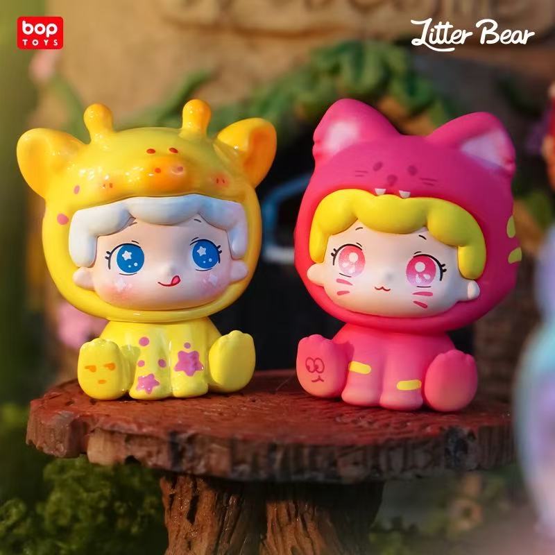 【F006】LITTER BEAR FOREST WONDERLAND CITY SERIES FIGURES