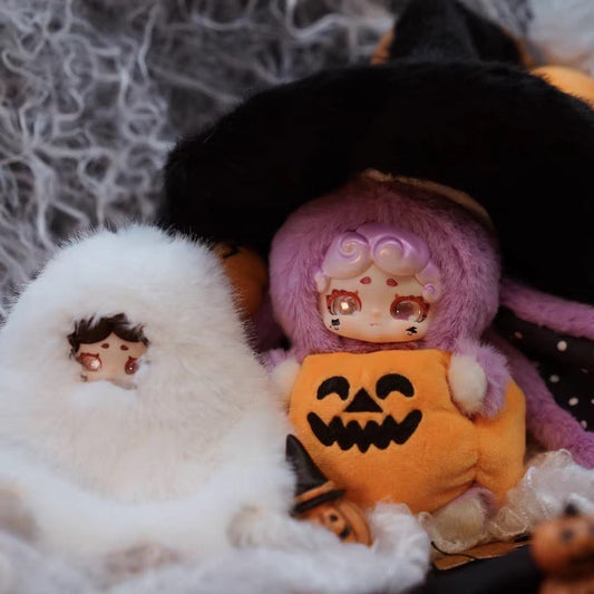 【T198】lucky Deer Nai good night bunny halloween limited edition  Plush Blind Box