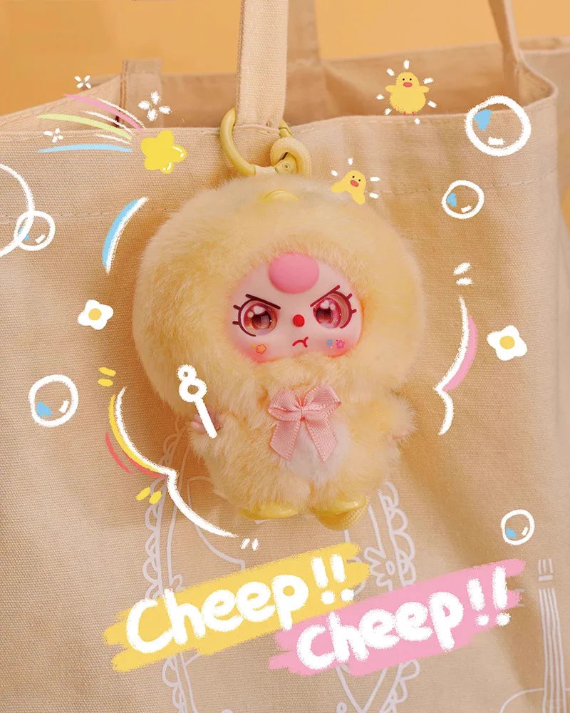 【T157】Baby Three Mini Hug Series - Vinyl Plush Pendant Surpise Box