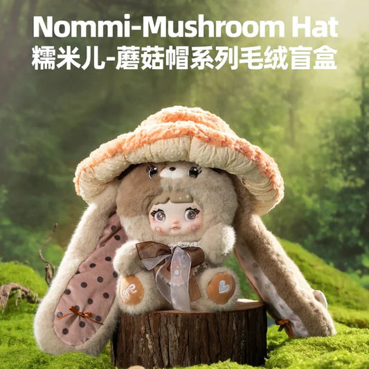 【T156】Nommi Mushroom Hat 400% Series Plush Dolls