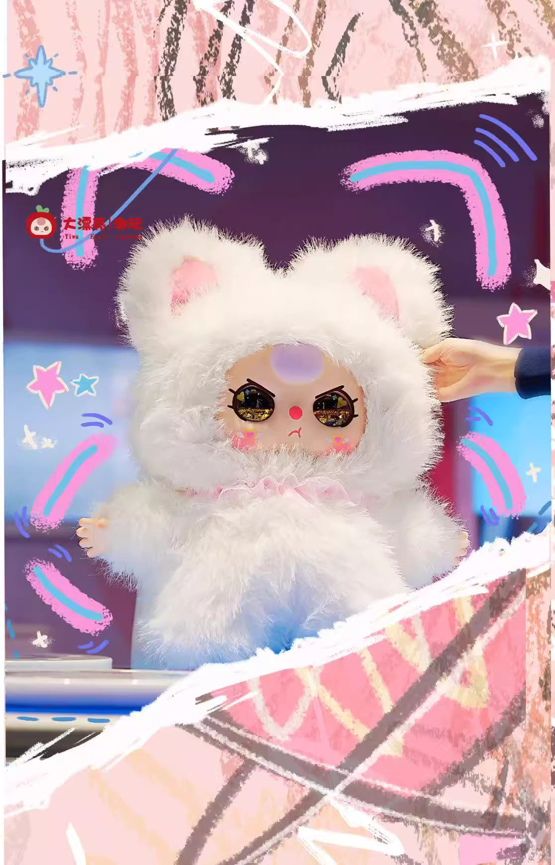【T120】Baby Three 800% Artificial Intelligence Plush toy doll