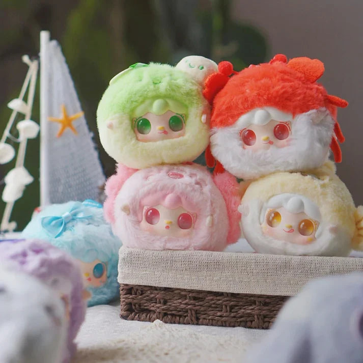 【T092】Yooki V6 Mini Ocean Baby Series Plush Dolls