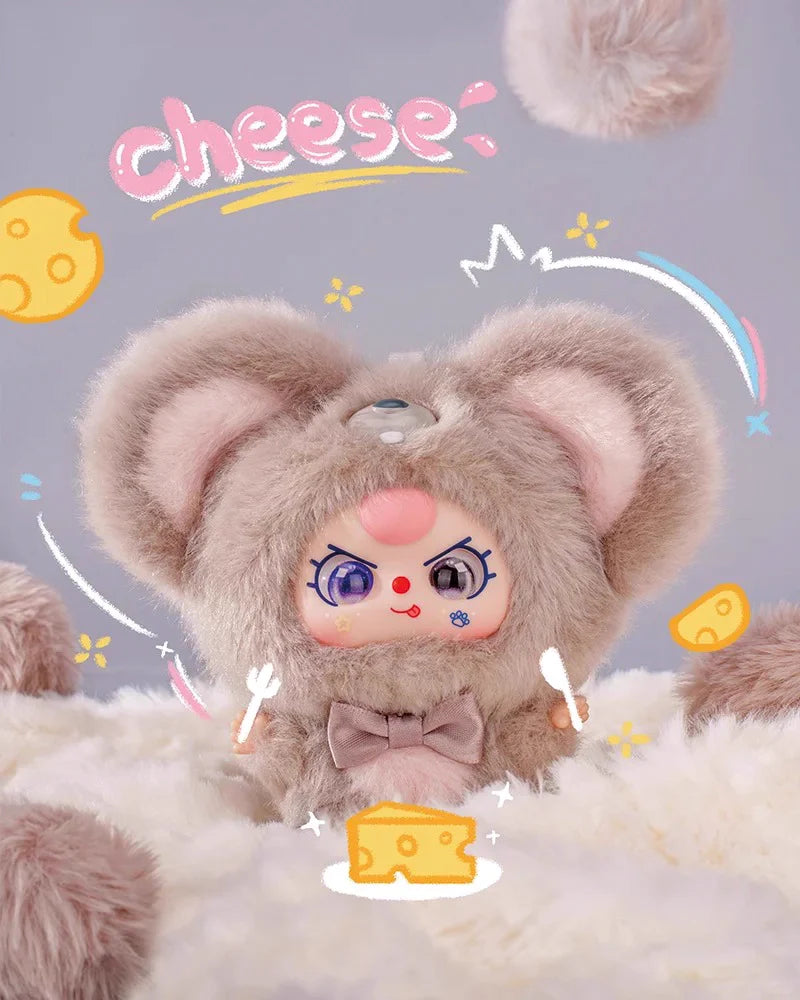 【T157】Baby Three Mini Hug Series - Vinyl Plush Pendant Surpise Box