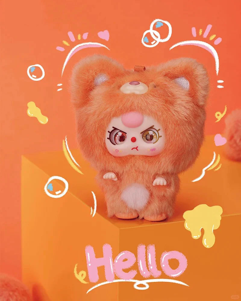 【T157】Baby Three Mini Hug Series - Vinyl Plush Pendant Surpise Box