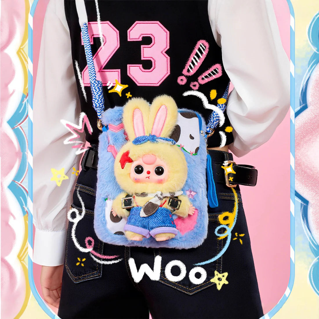 【T154】Baby Three-Travel mobile phone bag blind box