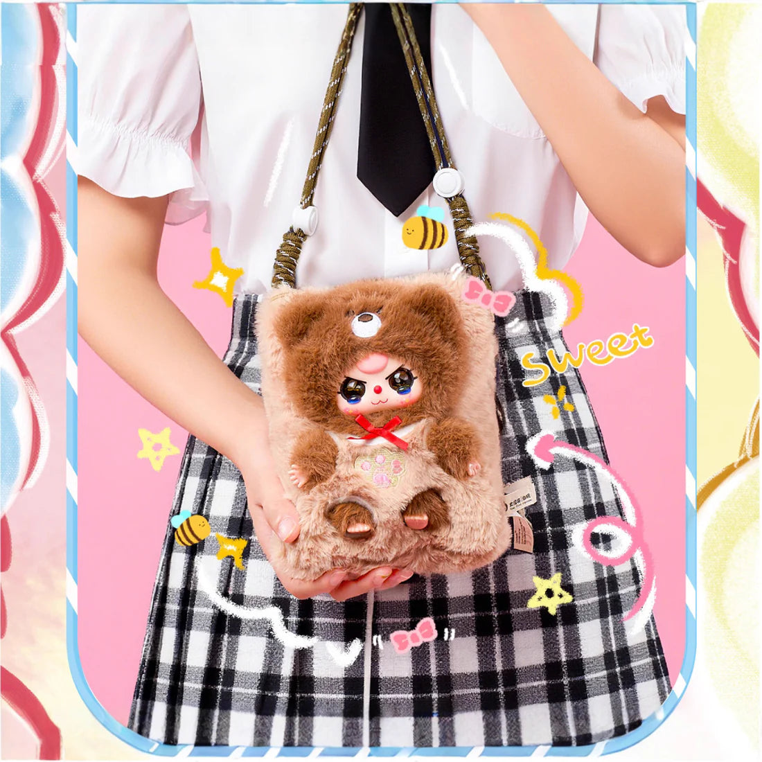 【T154】Baby Three-Travel mobile phone bag blind box