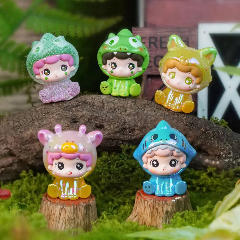 【F006】LITTER BEAR FOREST WONDERLAND CITY SERIES FIGURES