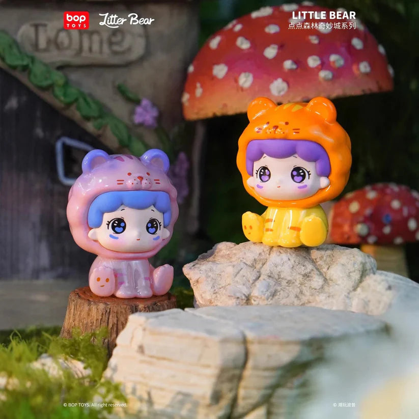 【F006】LITTER BEAR FOREST WONDERLAND CITY SERIES FIGURES