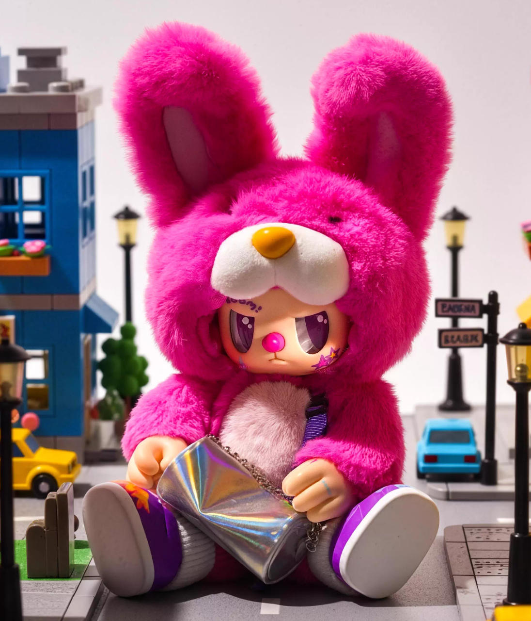 【T240】REBEL BEAR find A bag series Vinyl Plush Blind Box