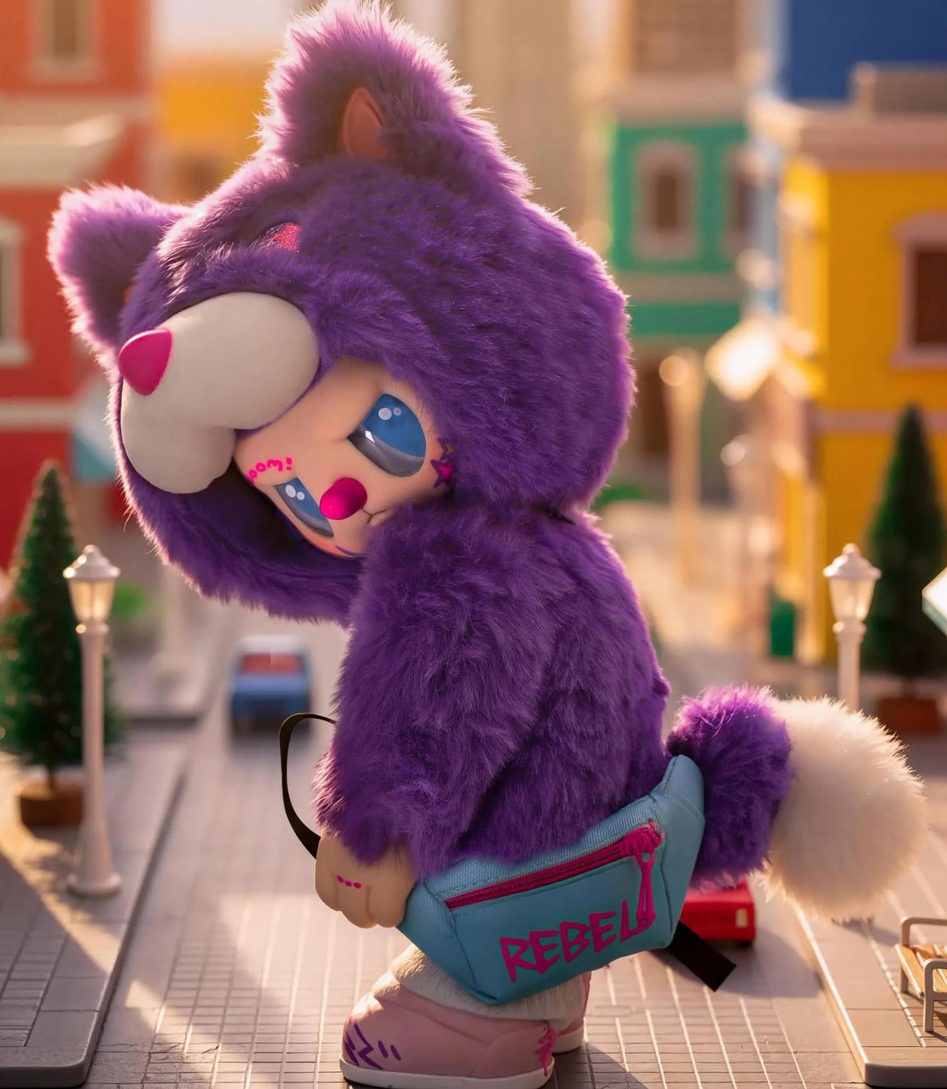 【T240】REBEL BEAR find A bag series Vinyl Plush Blind Box