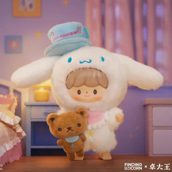 【T045】zZoton x SANRIO CHARACTERS-Love-League Buddies Series Plush Blind Box