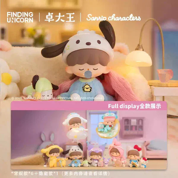 【F002】zZoton x SANRIO CHARACTERS-Preparation Before Bedtime Series figure Blind Box